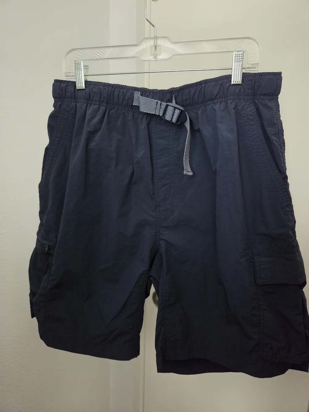 Columbia Navy Water Cargo Shorts Mens L